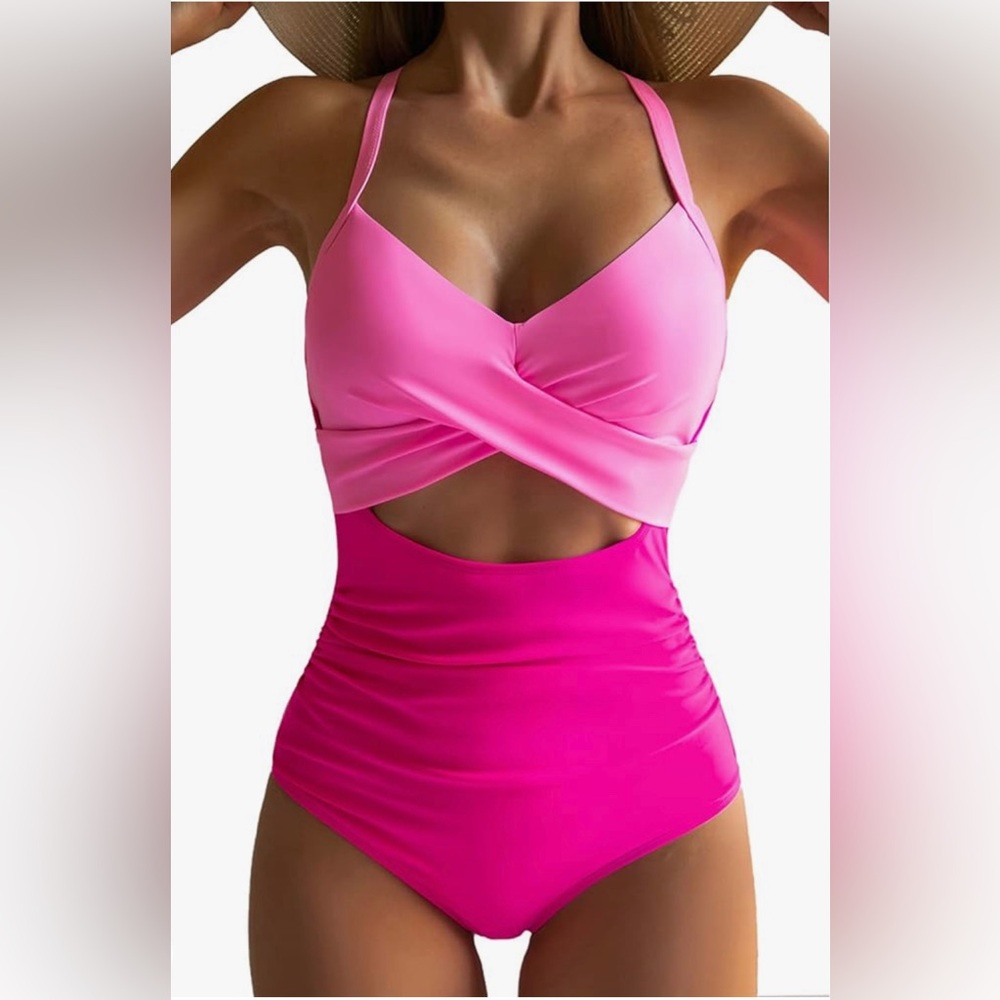 🌸NEW EoMENIE Women’s one piece Swimsuit 🩱 Sz Medium With Tags.